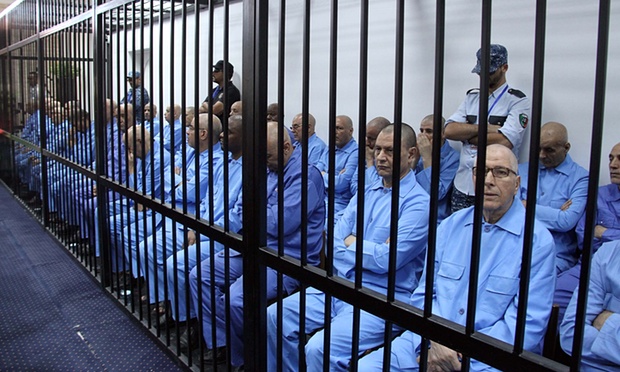 محکومیت به اعدام برای قذافی و السنوسی